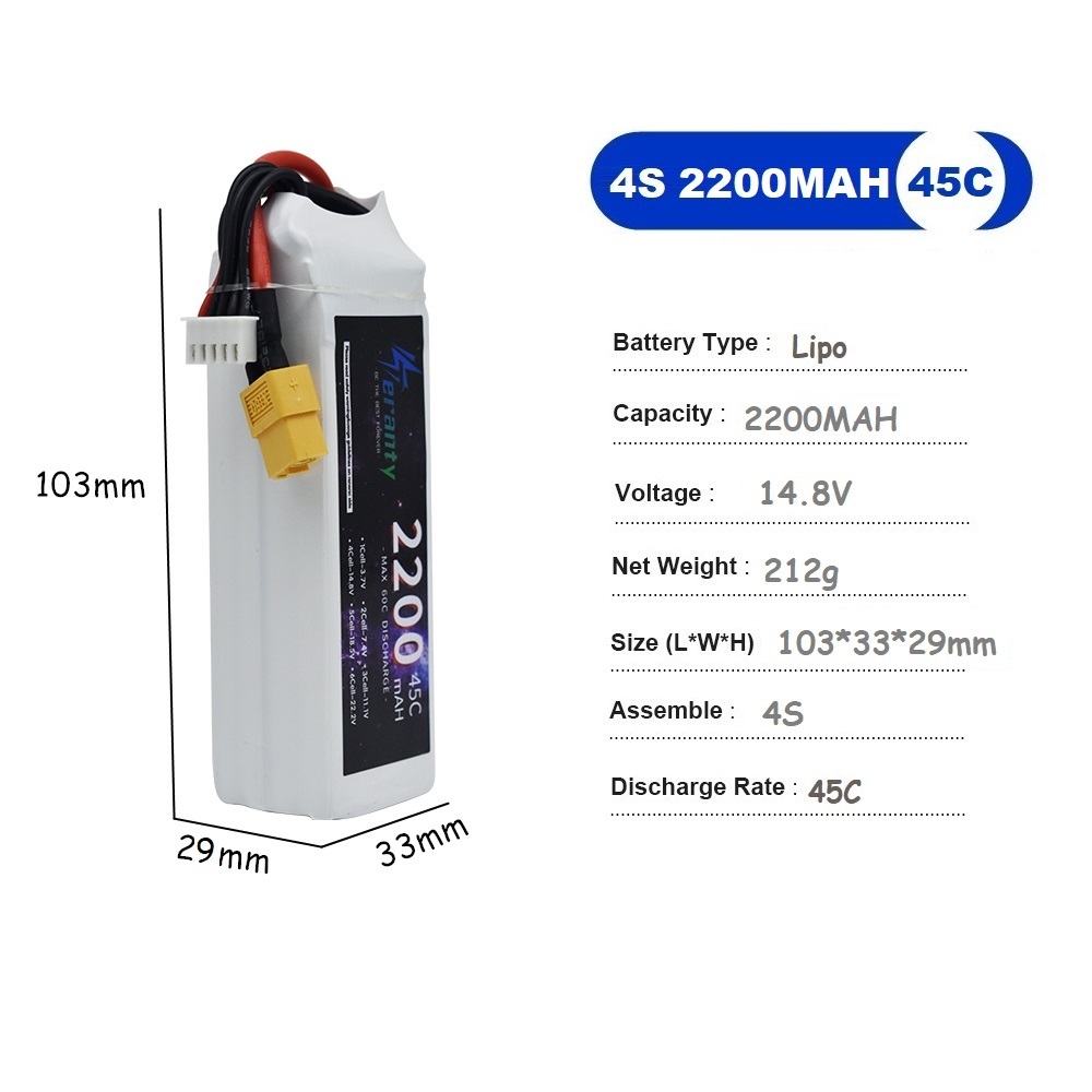 4S LiPo аккумулятор 14,8 В 150 – обзор и цена Fpv Drone Esc