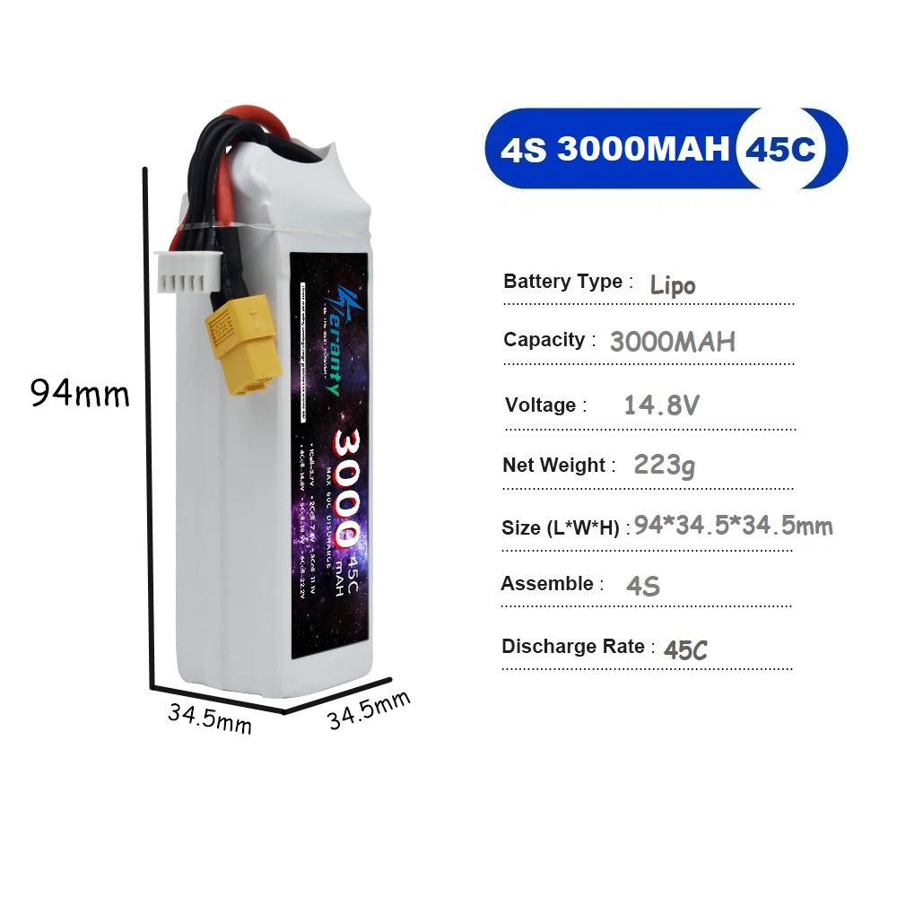 4S LiPo аккумулятор 14,8 В 150 – обзор и цена Fpv Drone Esc