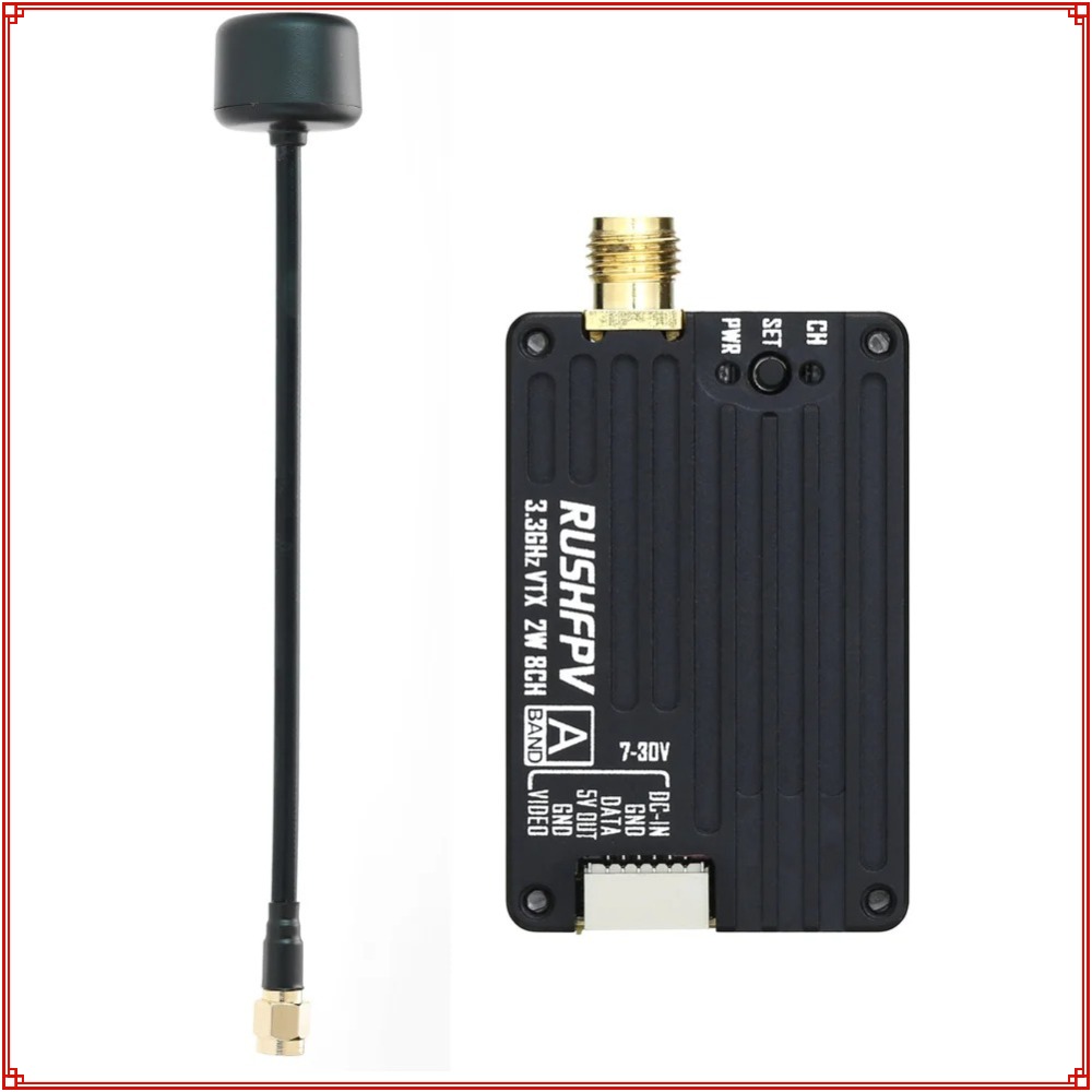 Новый передатчик RUSHFPV 3.3G  – обзор и цена Fpv Drone Antenna