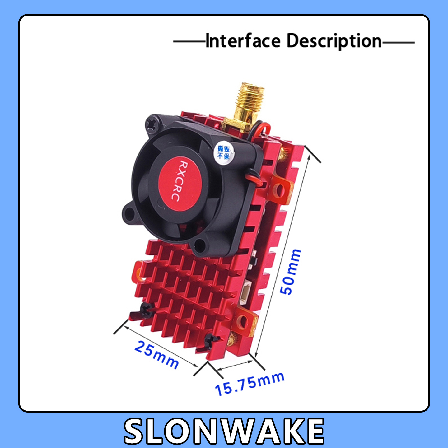 SLONWAKE 5,8G 2 Вт VTX FPV 180 – обзор и цена Fpv Drone Camera