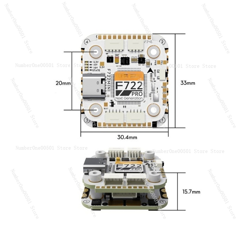 Полетный стек GOKU F722 PRO V2 – обзор и цена Betaflight Fc F7
